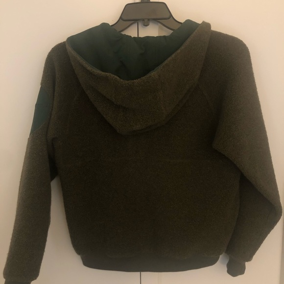 Outdoor Voices MegaFleece Half-Zip Hoodie in Vine - Picture 8 of 8